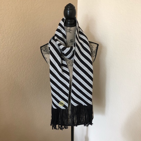 Juicy Couture Striped Scarf - Picture 1 of 6